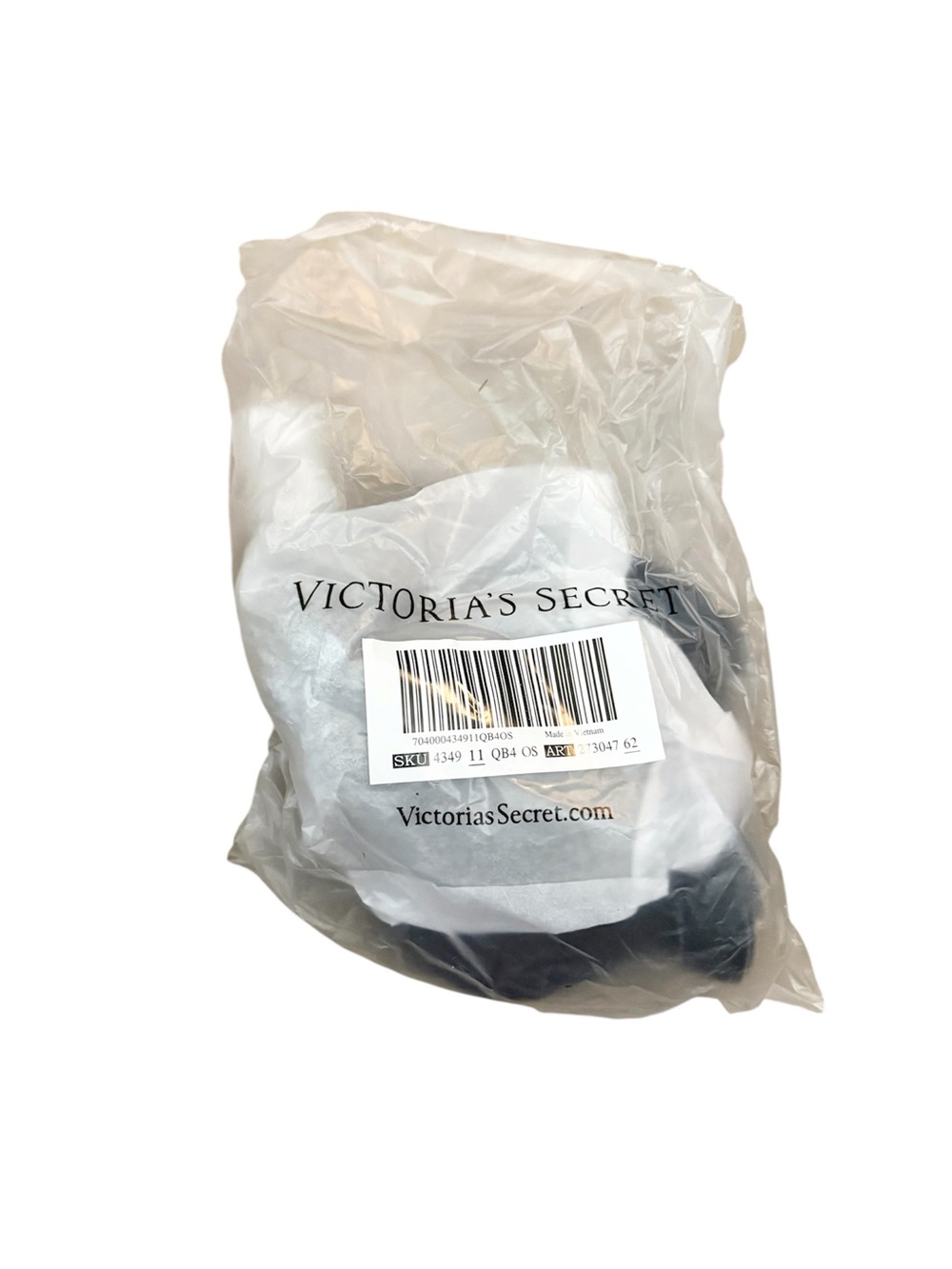 PINK Victoria's Secret Black Mini Barrel Purse - Picture 2 of 3